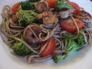 Shrimp and Soba Noodle Salad