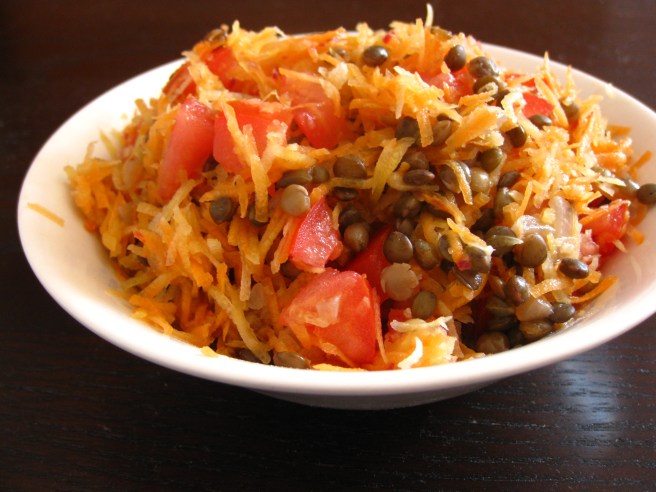Carrot and Lentil Salad